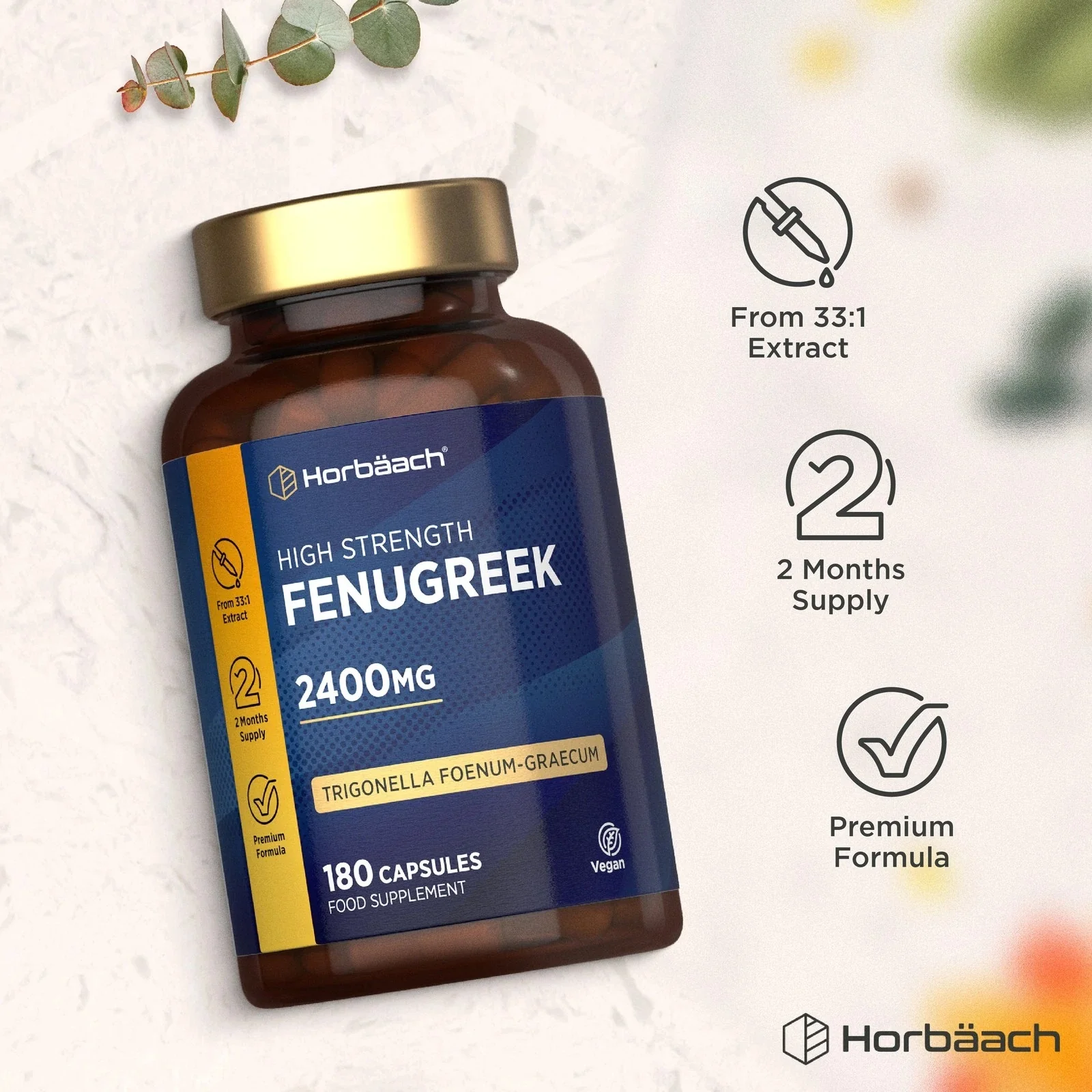 Fenugreek 2400 mg | 180 Capsules - Image 5