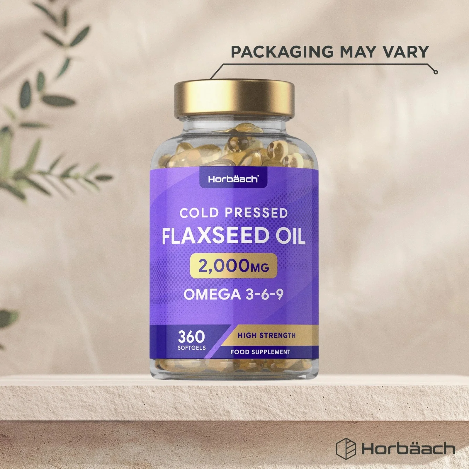 Flaxseed Oil 2000 mg | 360 Softgels - Image 4