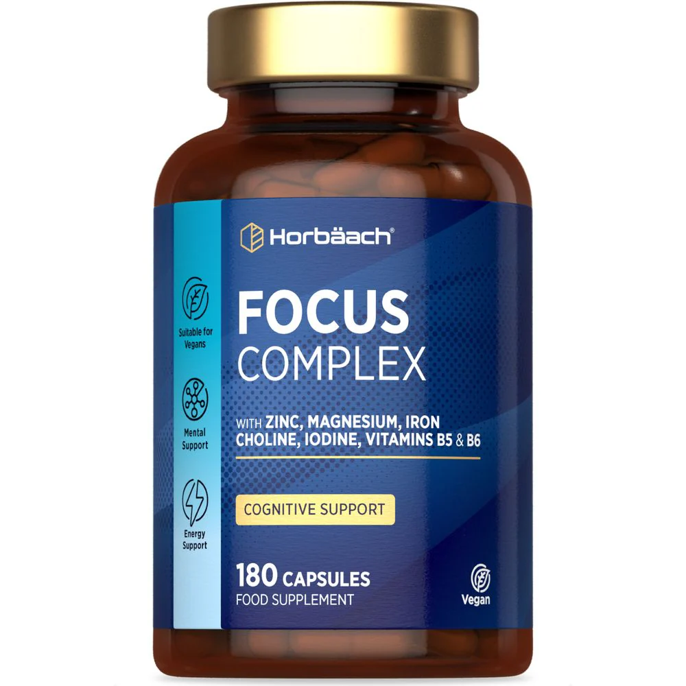 Focus Complex with Cognitive Support | 180 Capsules