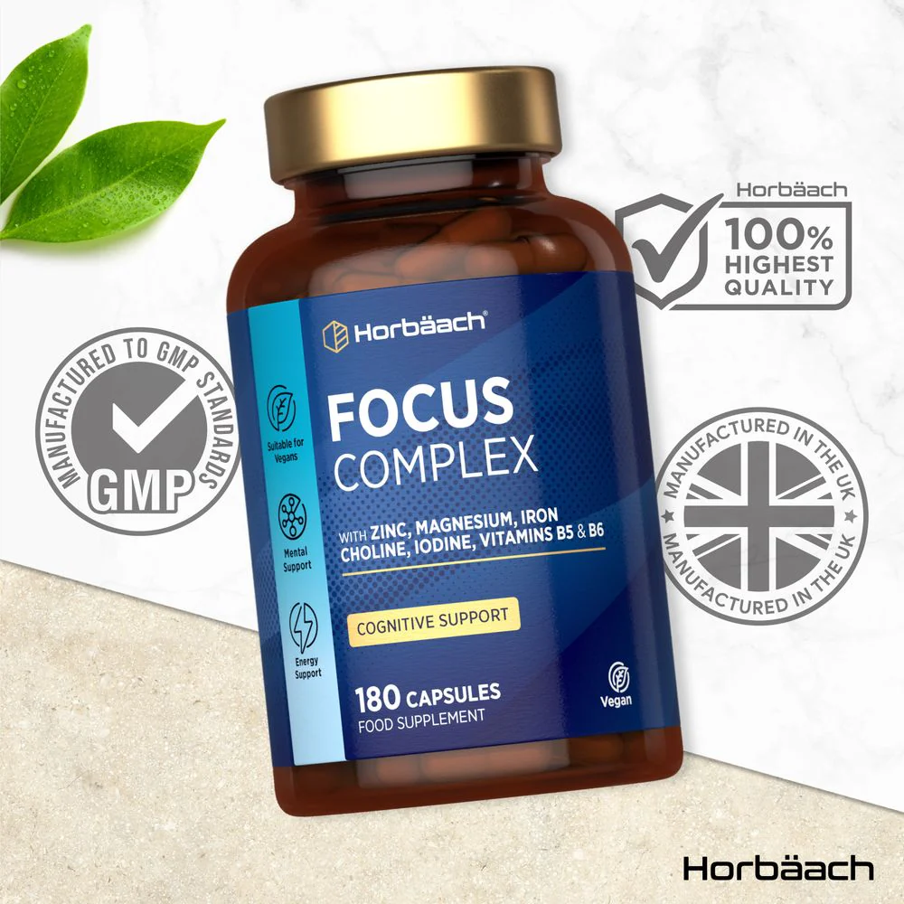 Focus Complex with Cognitive Support | 180 Capsules - Image 4