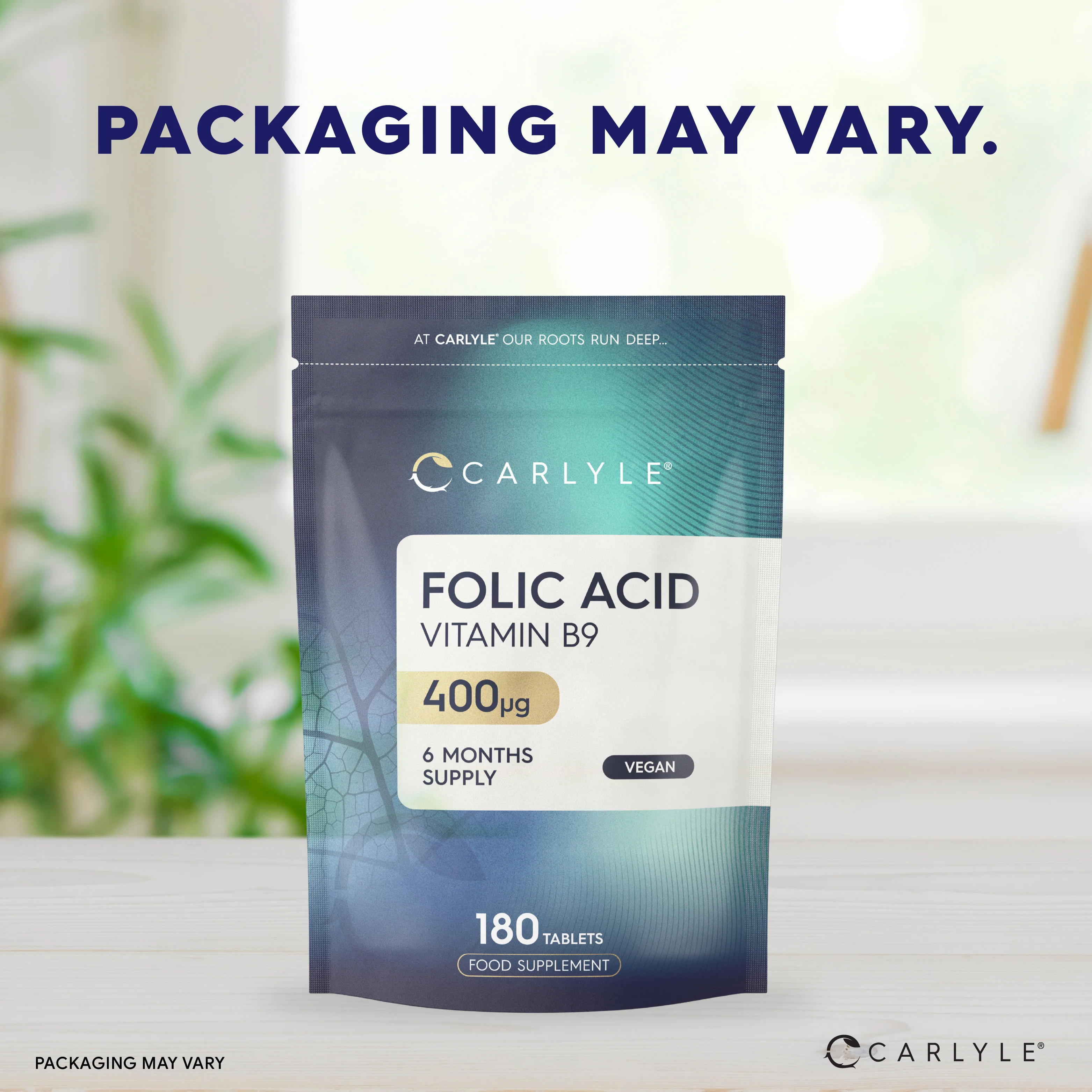 Folic Acid 400 ug | 180 Tablets - Image 4