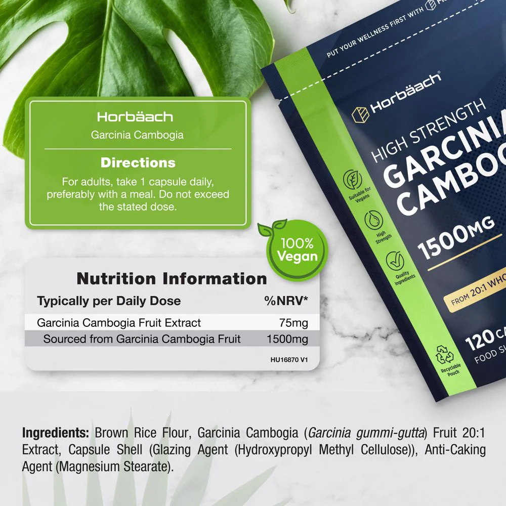 Garcinia Cambogia 1500 mg | 120 Capsules - Image 3
