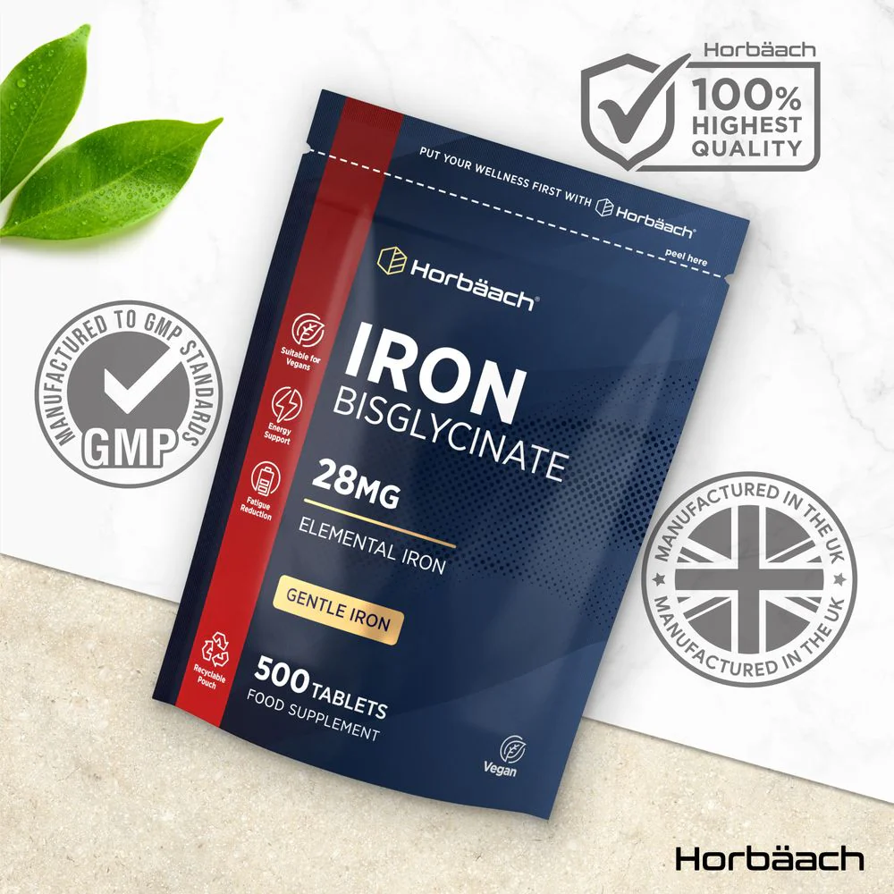 Iron Bisglycinate 28 mg | 500 Tablets - Image 5