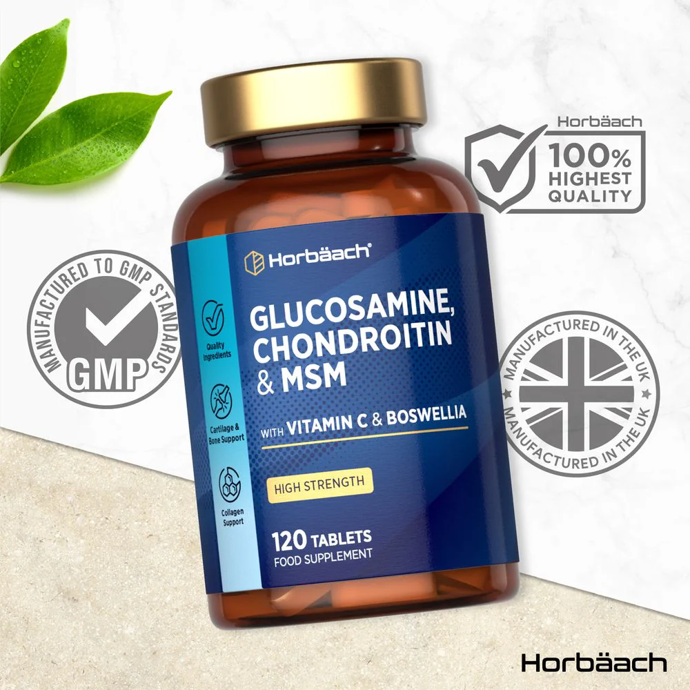 Glucosamine and Chondroitin MSM Complex | 120 Tablets - Image 6