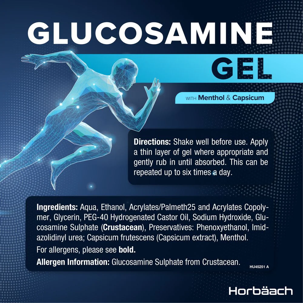 Glucosamine Gel with Menthol and Capsicum | 150 mL - Image 3