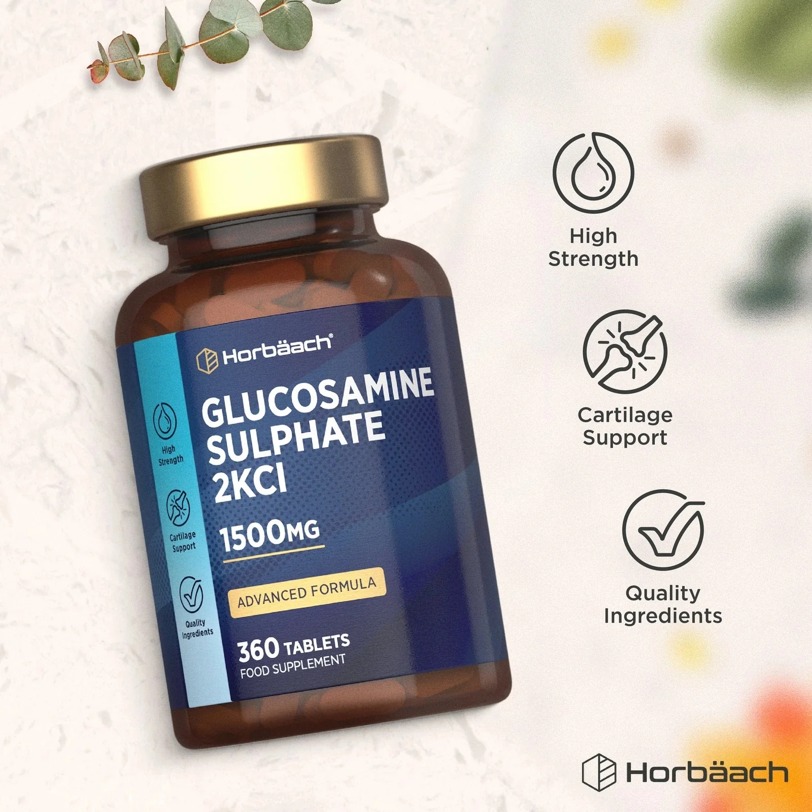 Glucosamine Sulphate 2KCl 1500 mg | 360 Tablets - Image 5