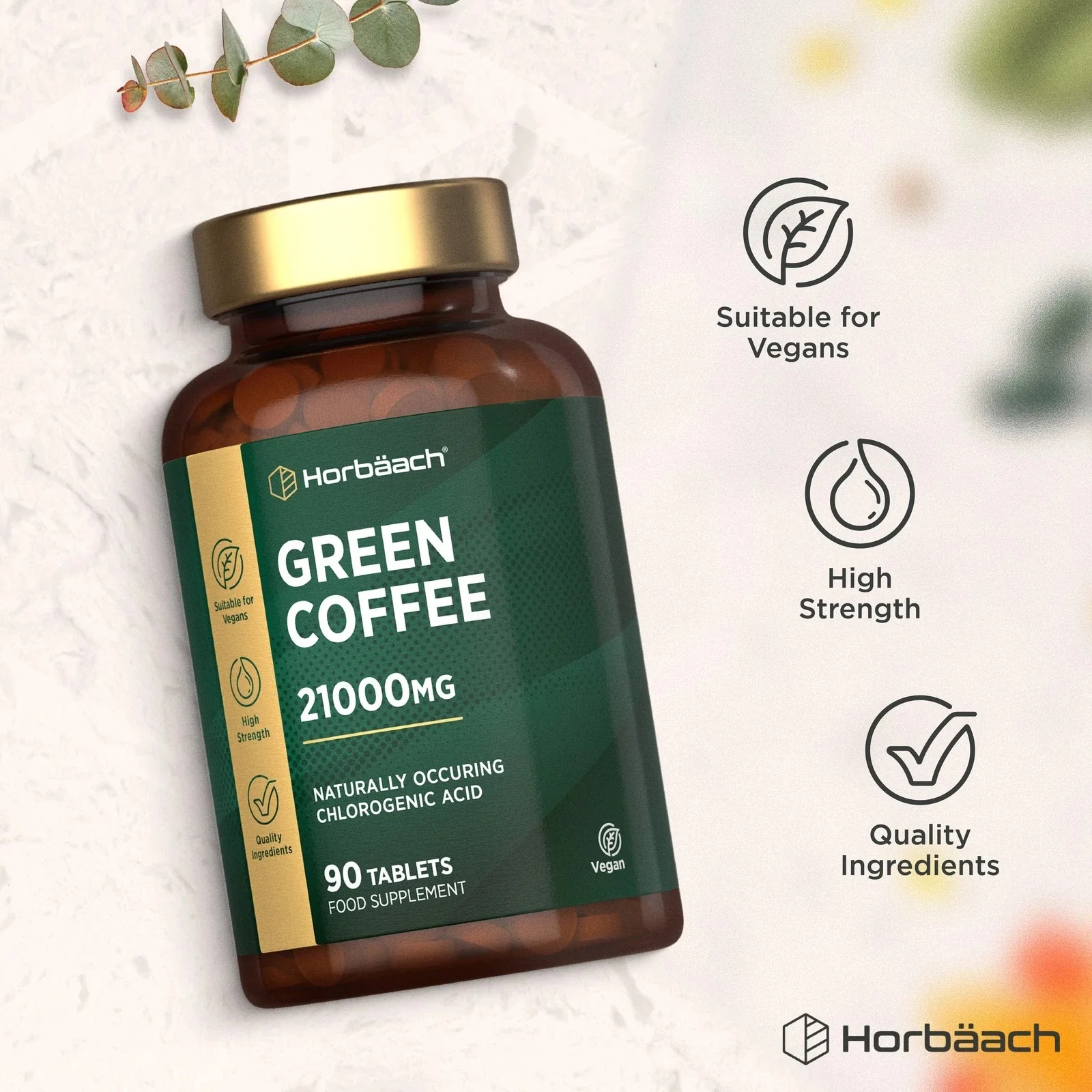Green Coffee Bean 21,000 mg | 90 Tablets - Image 5