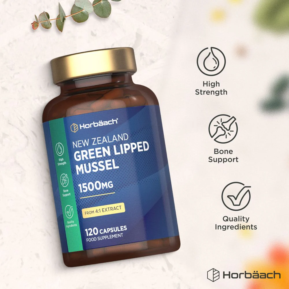 Green Lipped Mussel 1500 mg | 120 Capsules - Image 5