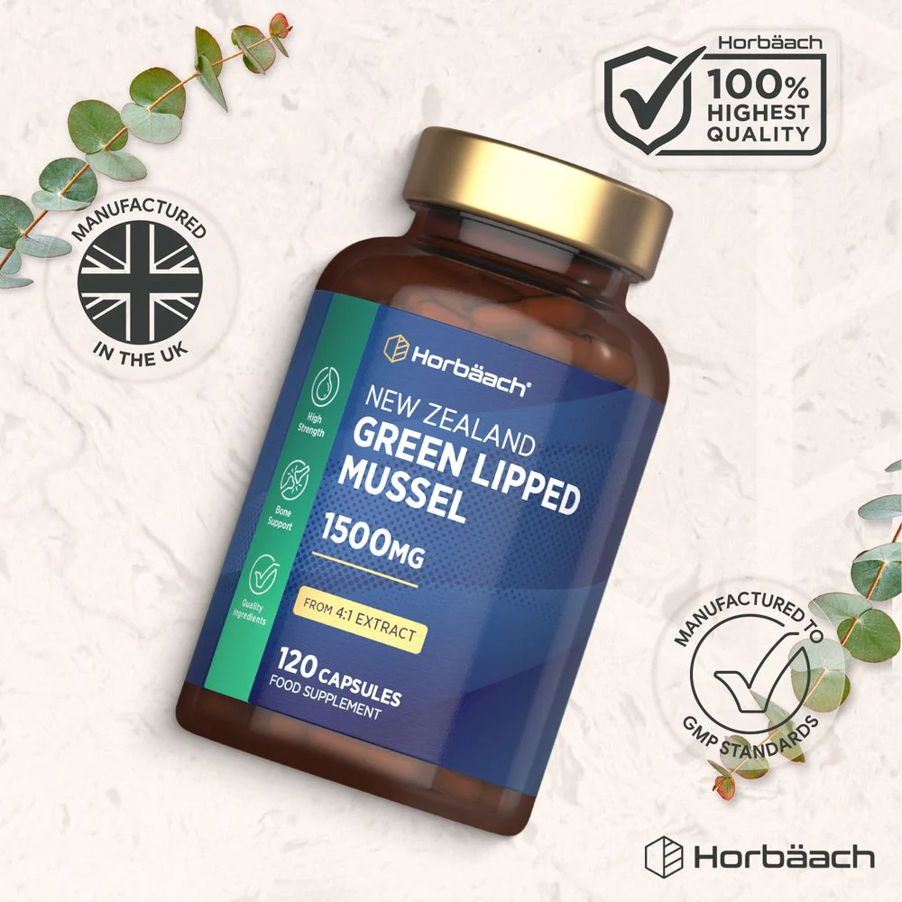 Green Lipped Mussel 1500 mg | 120 Capsules - Image 6