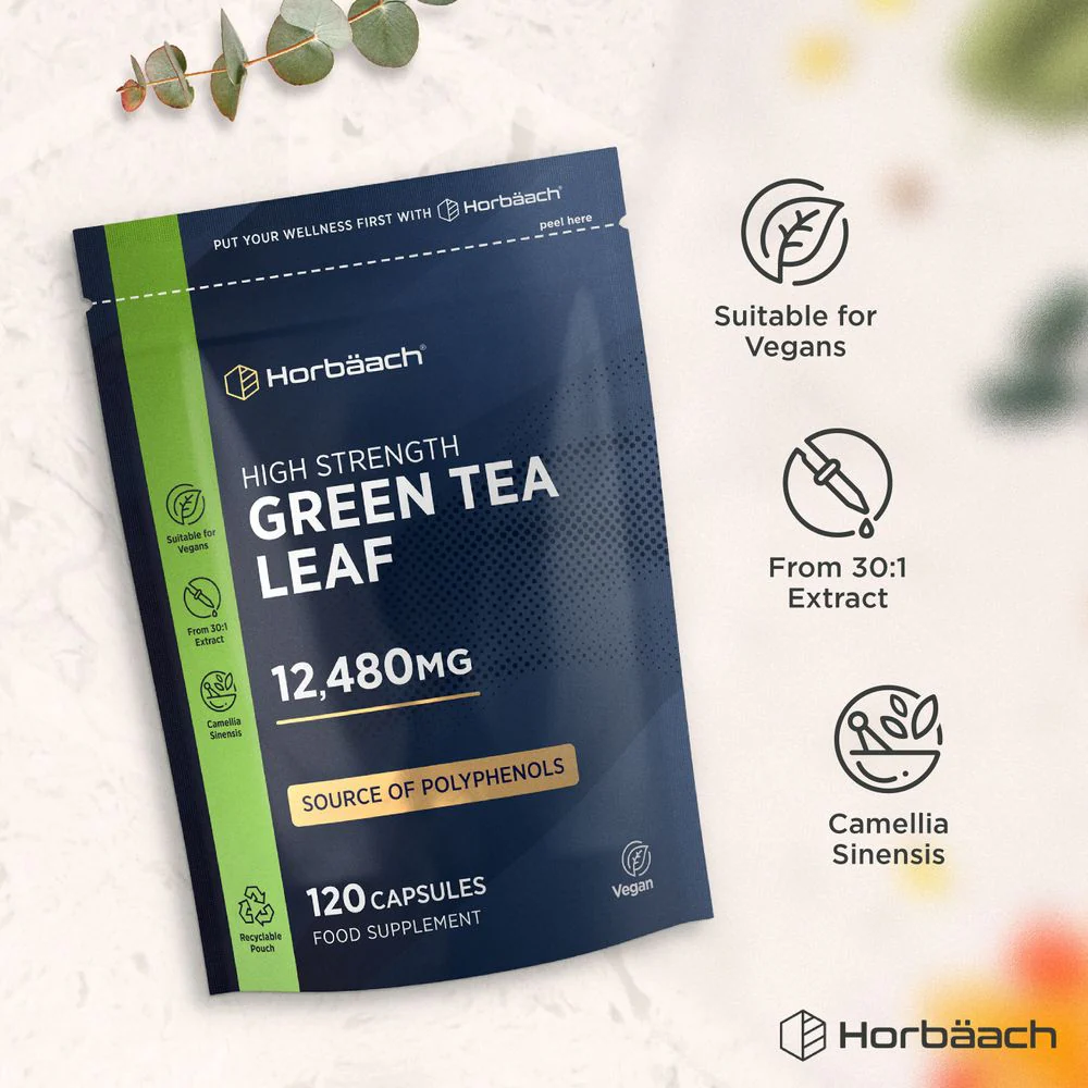 Green Tea 12,480 mg | 120 Capsules - Image 5