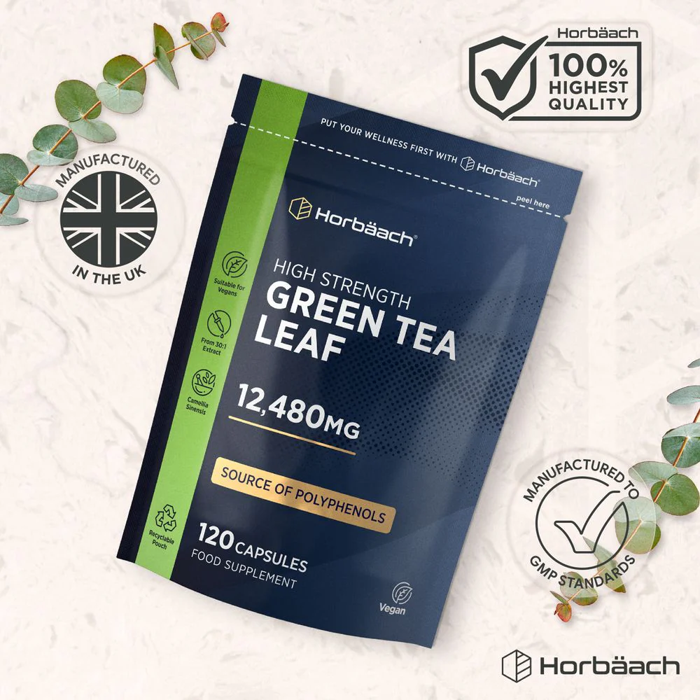 Green Tea 12,480 mg | 120 Capsules - Image 6