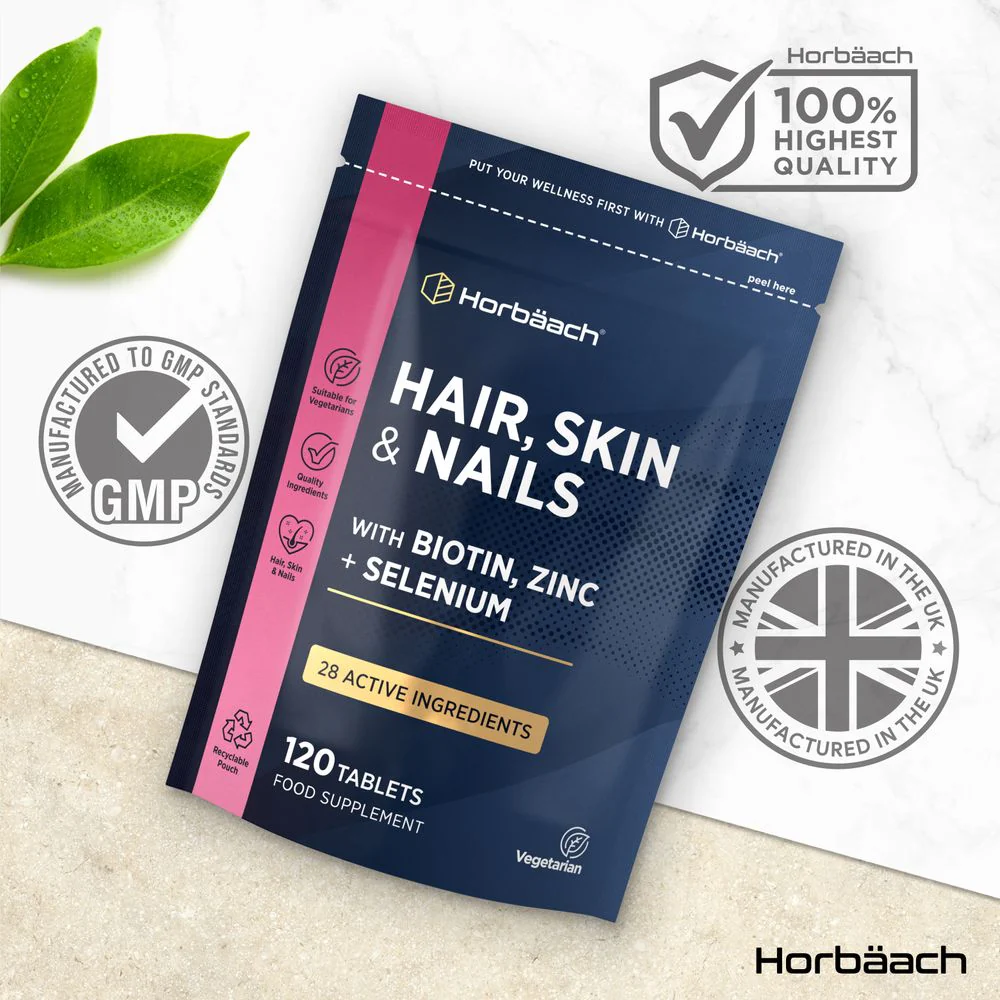 Hair Skin and Nails Complex | 120 Tablets - Image 10