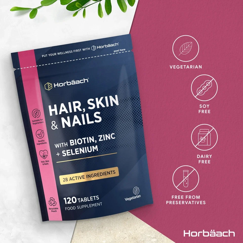 Hair Skin and Nails Complex | 120 Tablets - Image 9