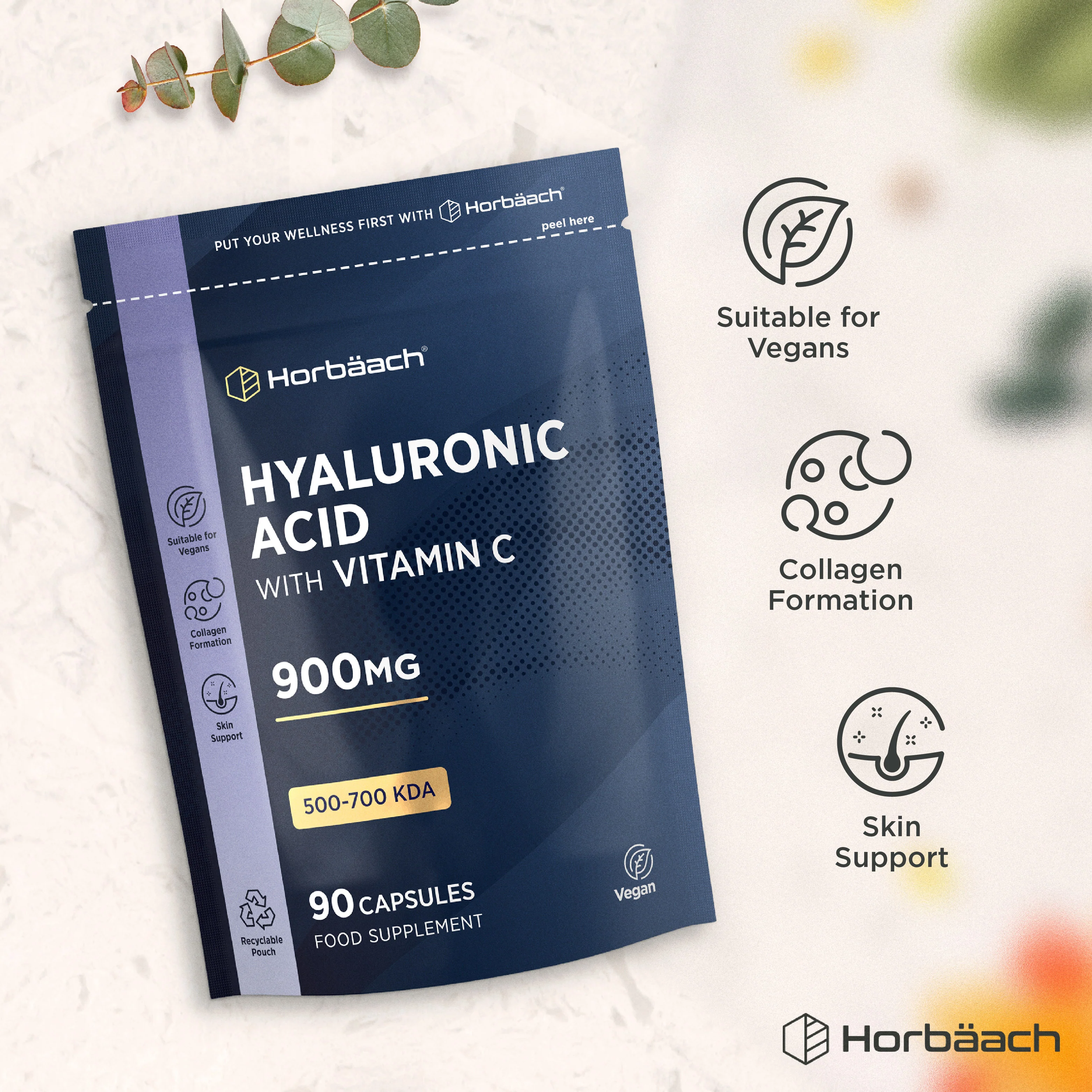 Hyaluronic Acid 900 mg | 90 Capsules - Image 5