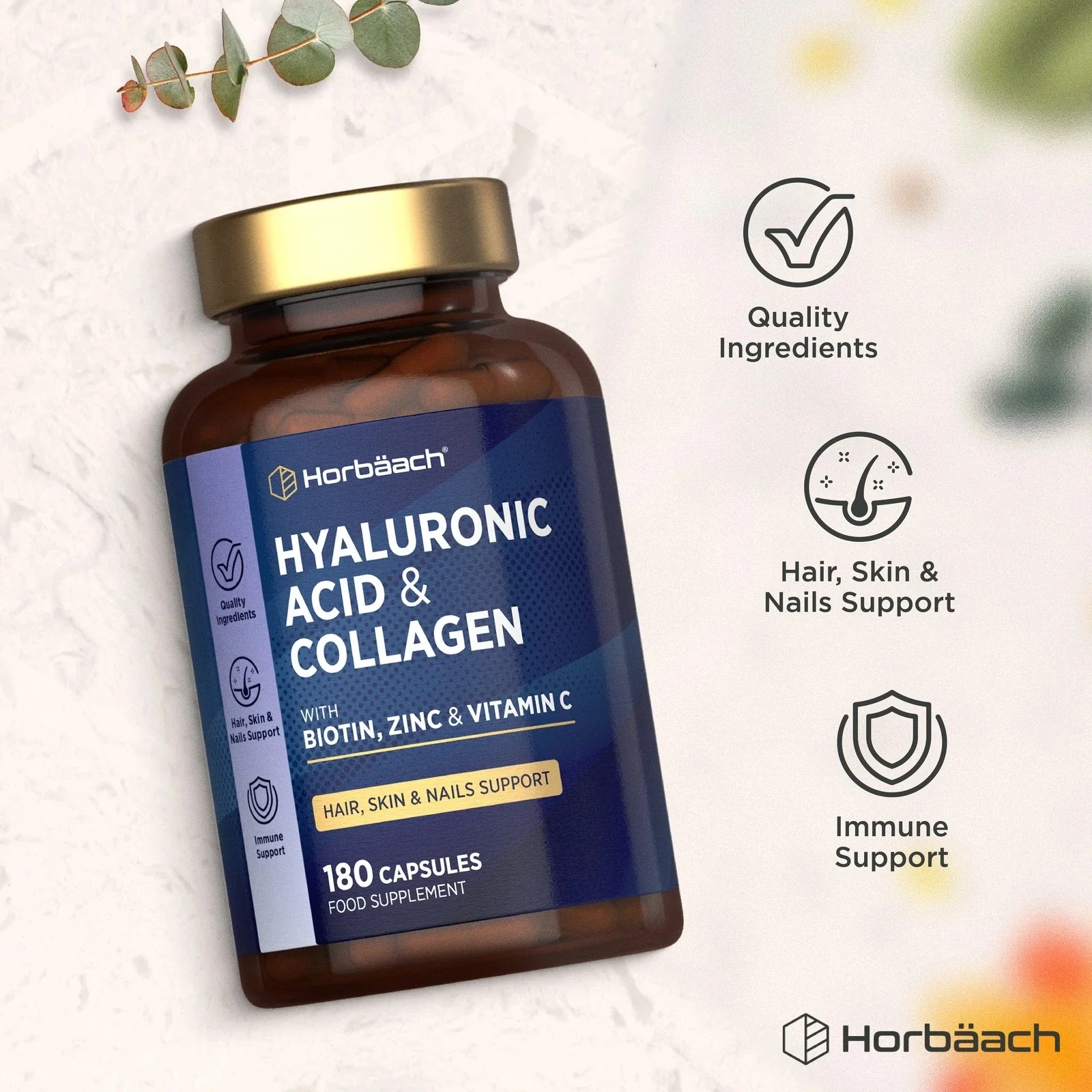 Hyaluronic Acid Complex with Collagen | 180 Capsules - Image 5