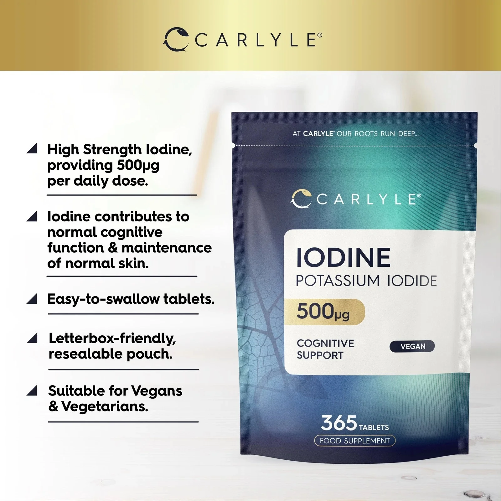 Iodine 500 ug | 365 Tablets - Image 2