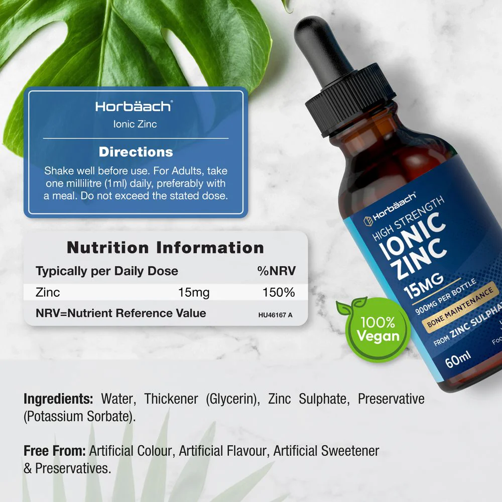 Ionic Zinc Liquid 15 mg | 60 mL - Image 3