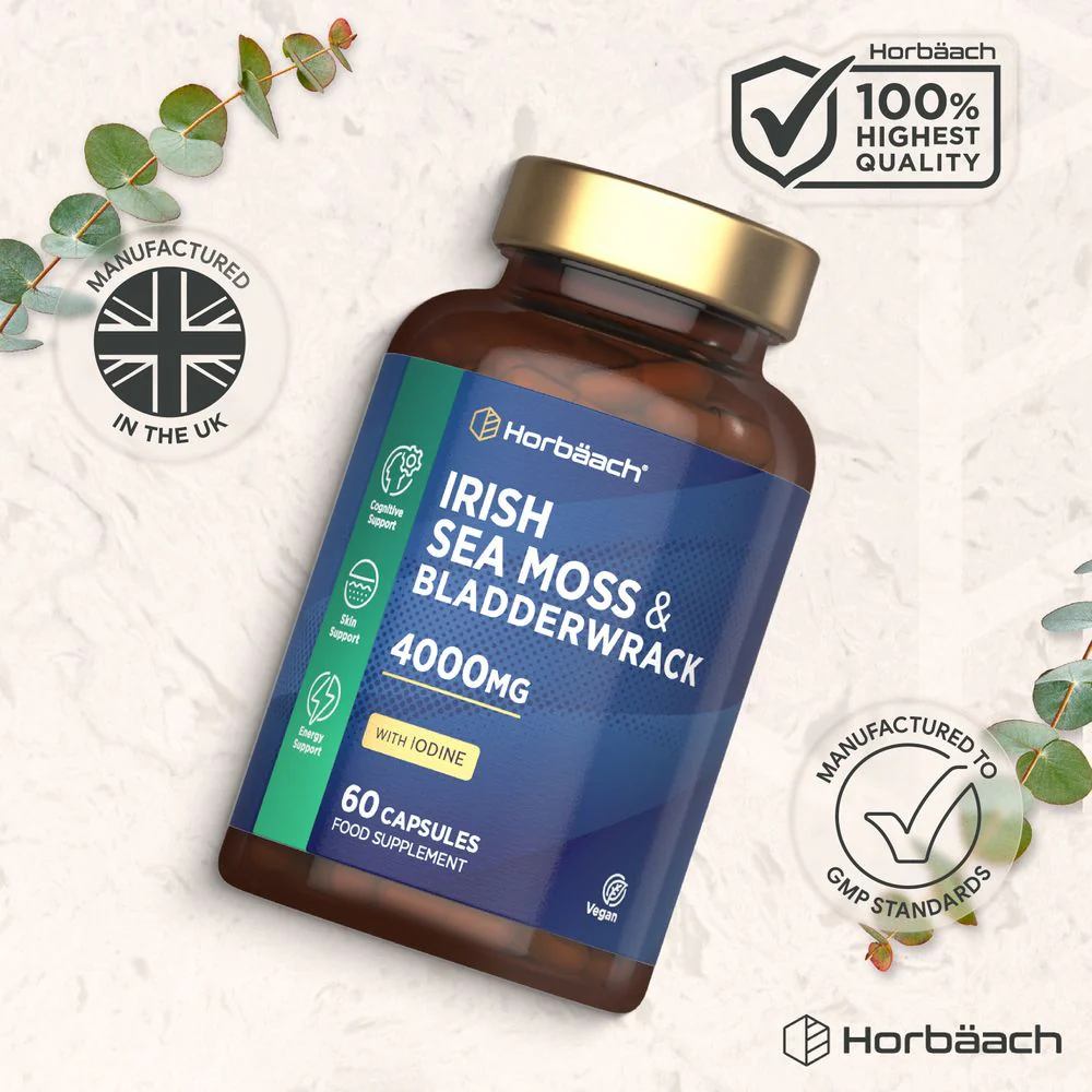 Irish Sea Moss and Bladderwrack 4000 mg | 60 Capsules - Image 5