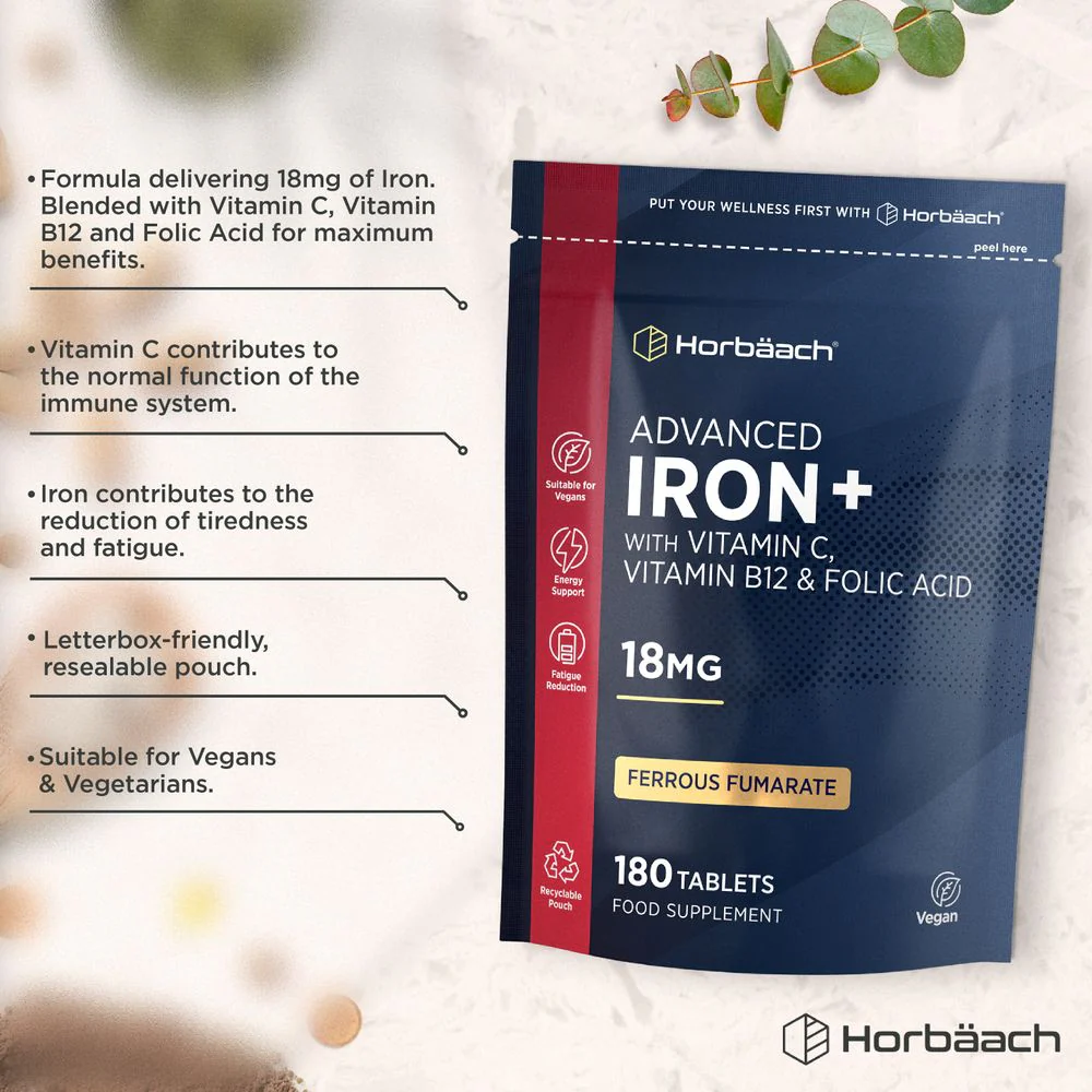 Iron Complex 18 mg | 180 Tablets - Image 2