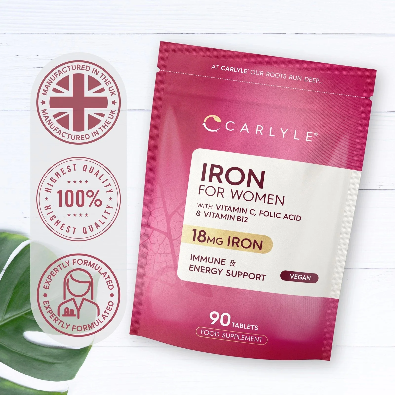Iron Complex for Women 18 mg | 90 Tablets - Image 4