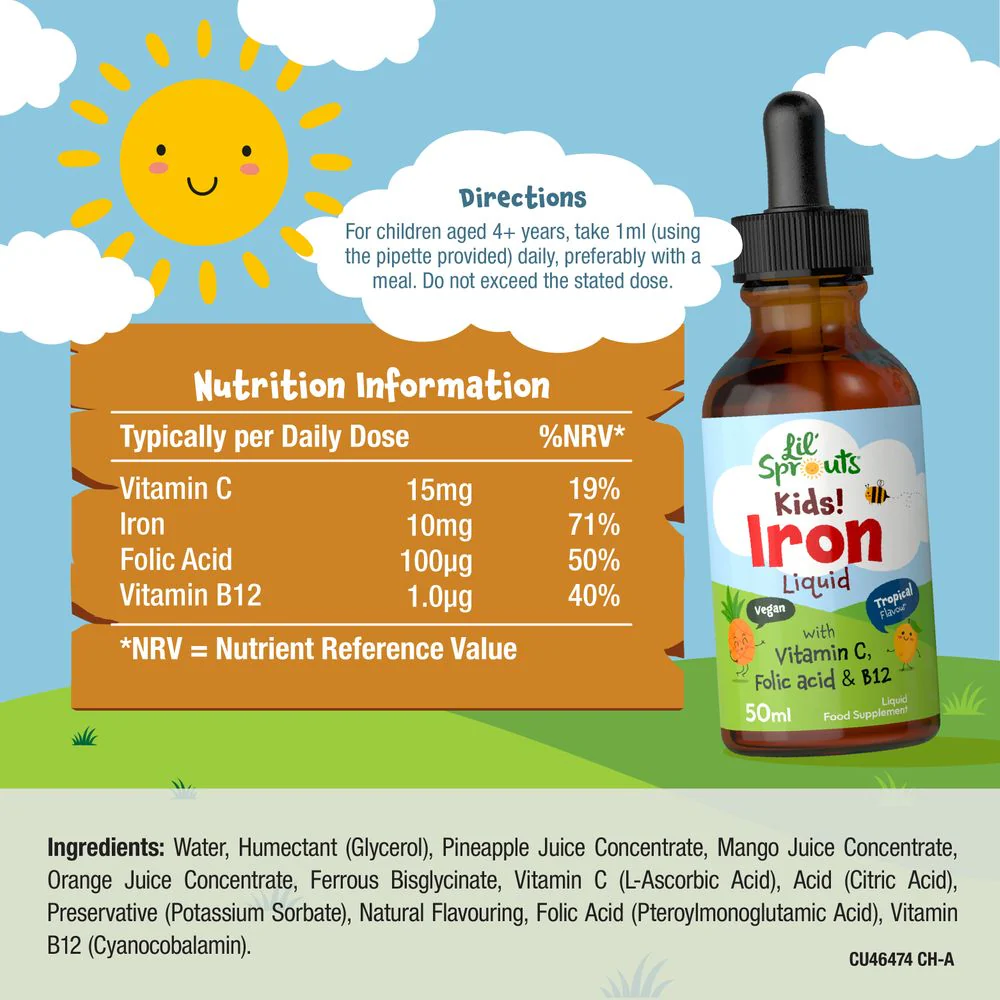 Iron Drops for Kids | 50mL - Image 3
