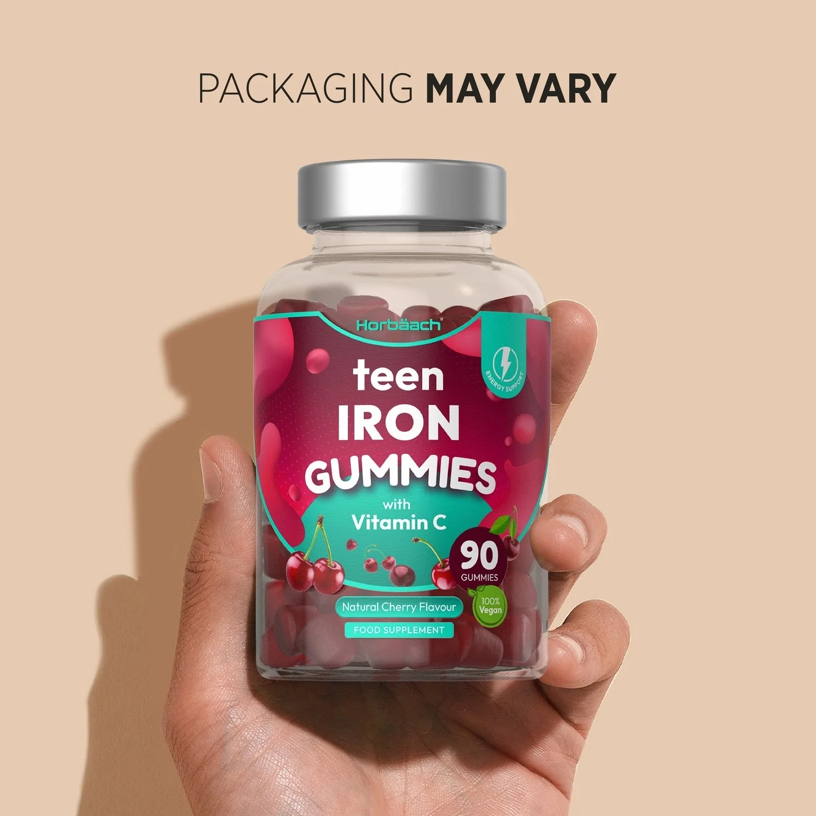 Iron with Vitamin C for Teens | 90 Gummies - Image 4