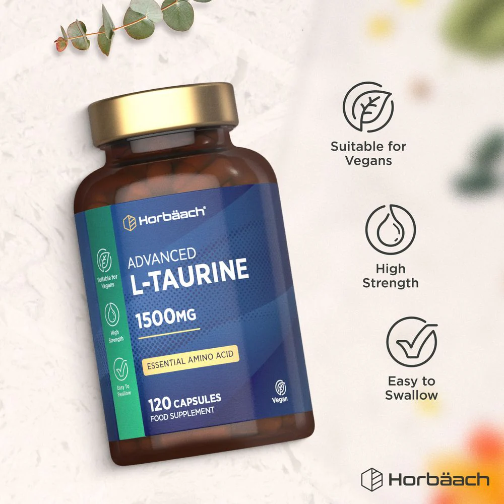 L-Taurine 1500 mg | 120 Capsules - Image 5