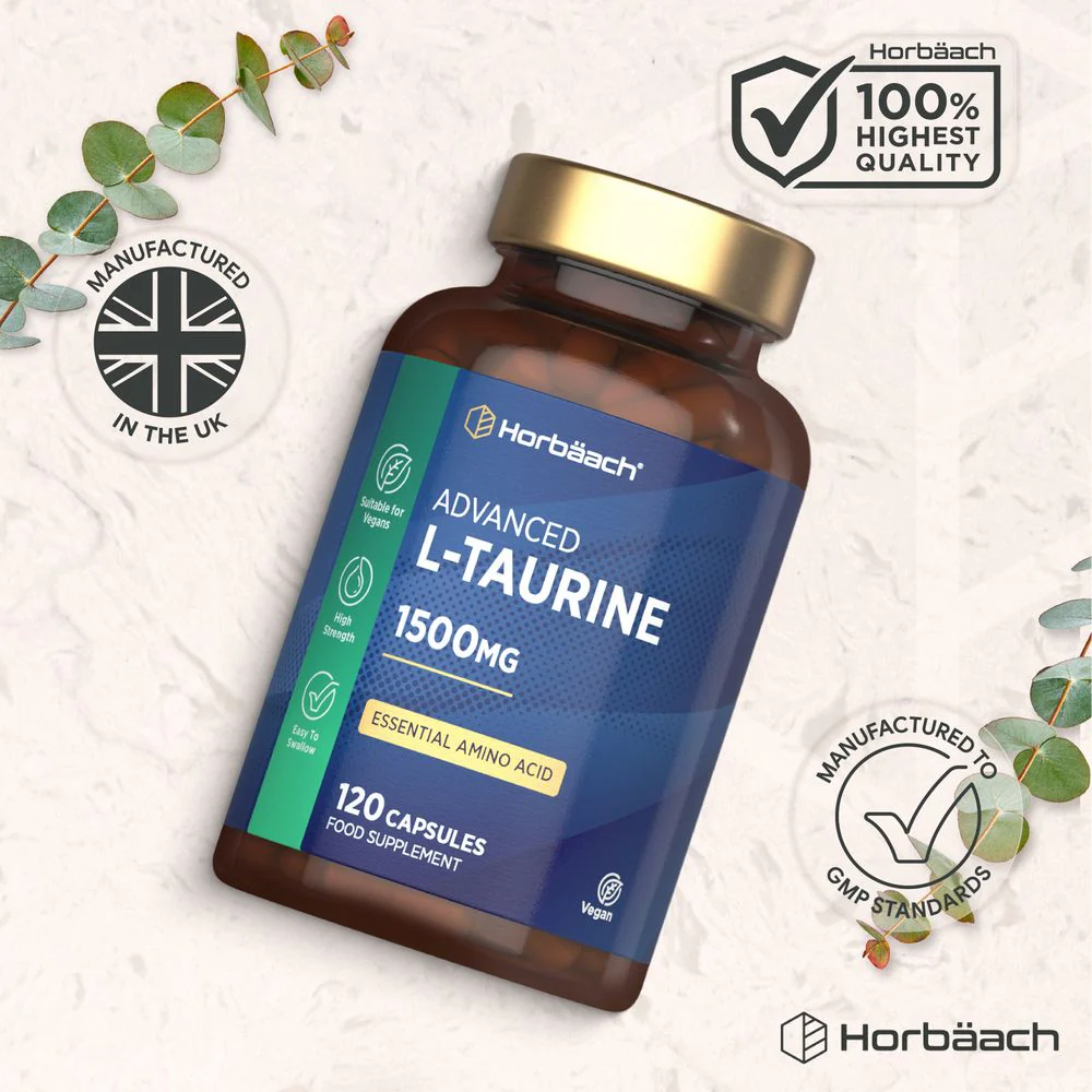 L-Taurine 1500 mg | 120 Capsules - Image 6