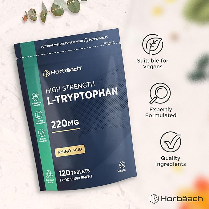 L-Tryptophan 220 mg | 120 Tablets - Image 4