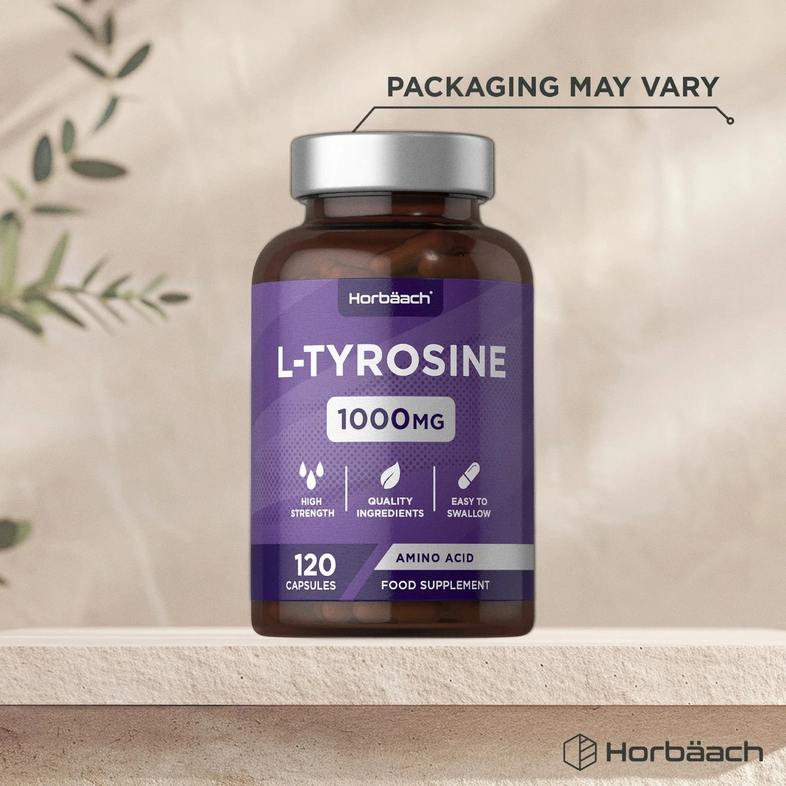 L-Tyrosine 1000 mg | 120 Capsules - Image 4