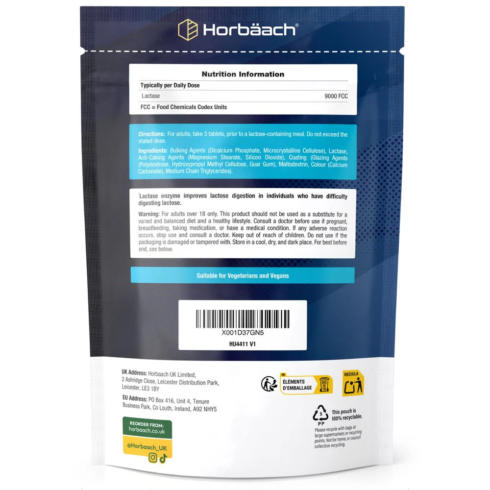 Lactase Enzymes 9000 FCC Units | 120 Tablets - Image 4