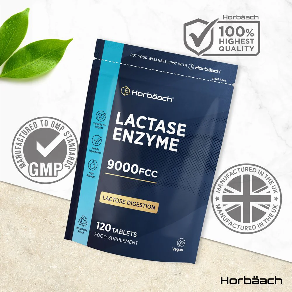 Lactase Enzymes 9000 FCC Units | 120 Tablets - Image 6