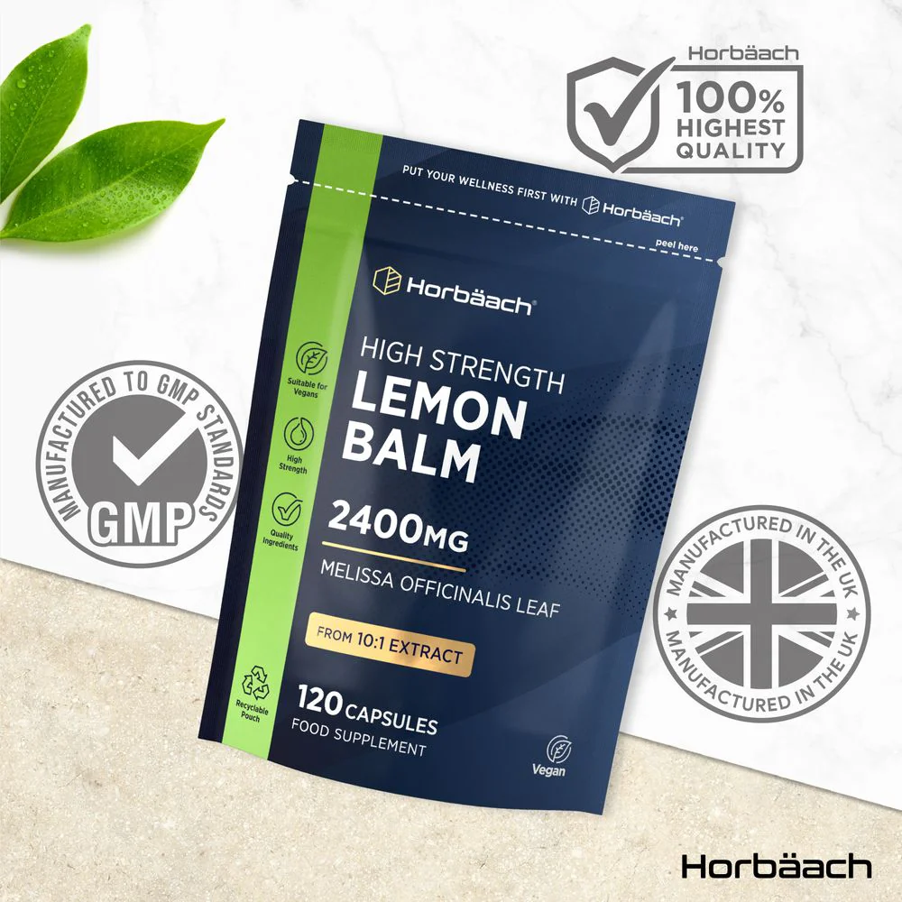 Lemon Balm 2400 mg | 120 Capsules - Image 5