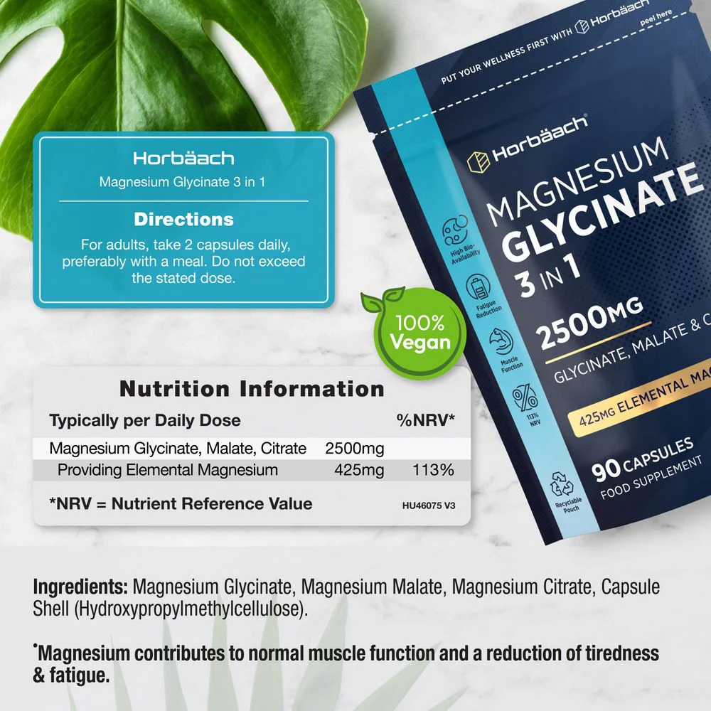 Magnesium 3-in-1 Complex 2500 mg | 90 Capsules - Image 3