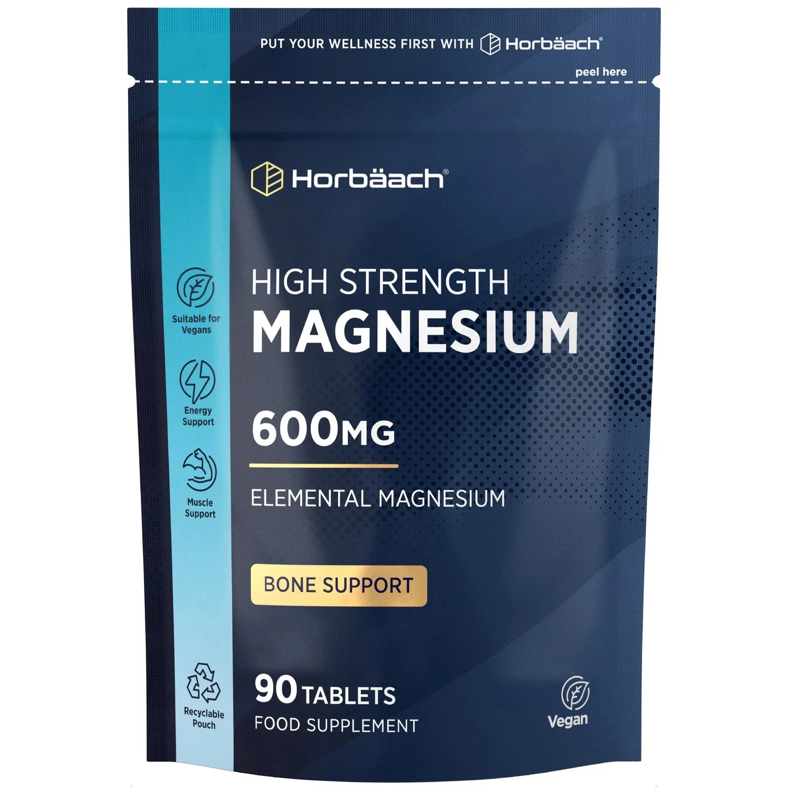 Magnesium 600 mg | 90 Tablets