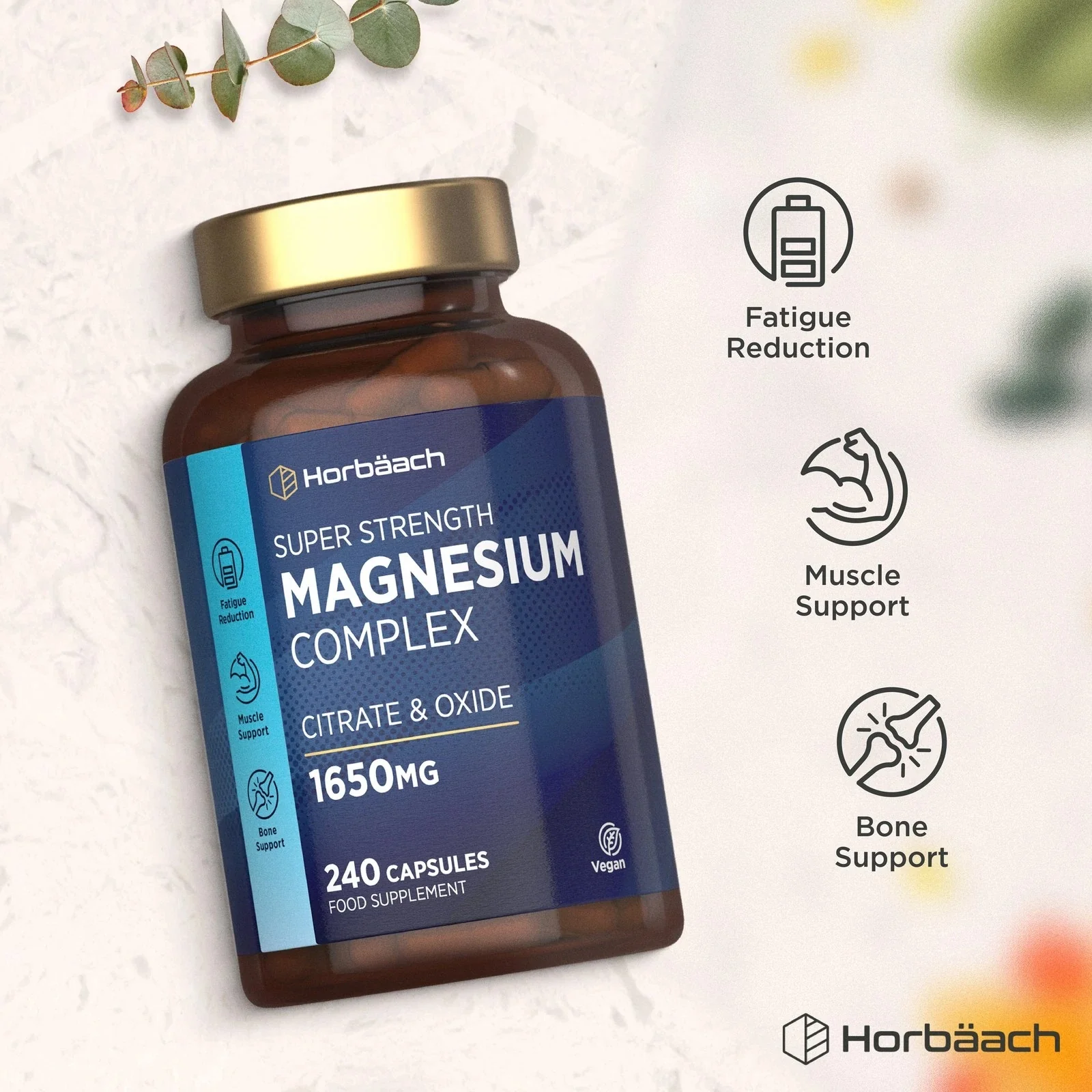 Magnesium Complex 1650 mg | 240 Capsules - Image 4