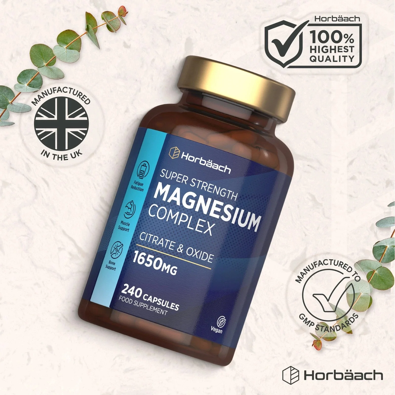 Magnesium Complex 1650 mg | 240 Capsules - Image 5