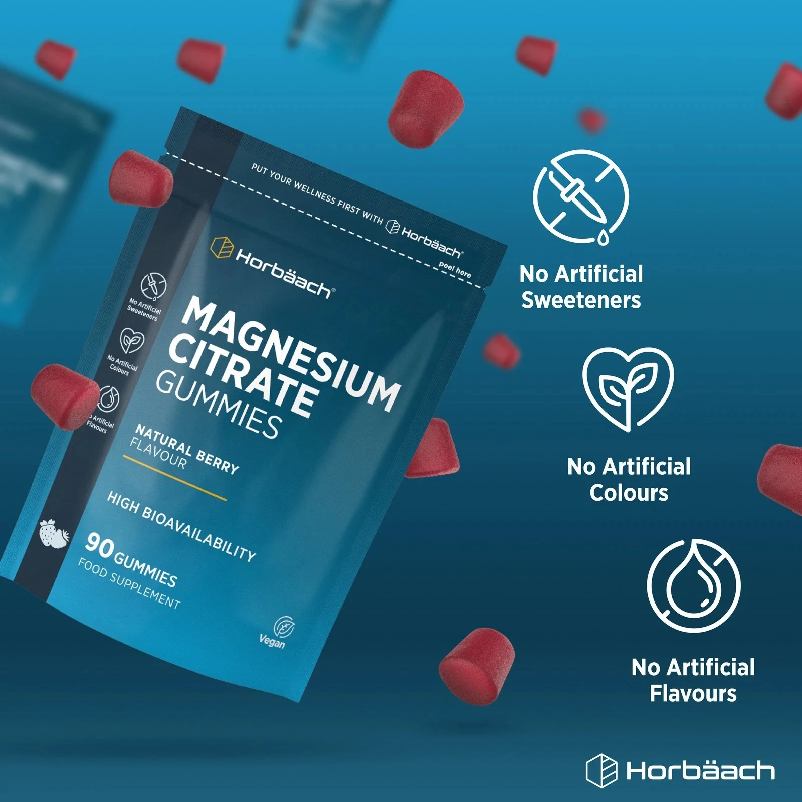 Magnesium Citrate 1600 mg | 90 Gummies - Image 4