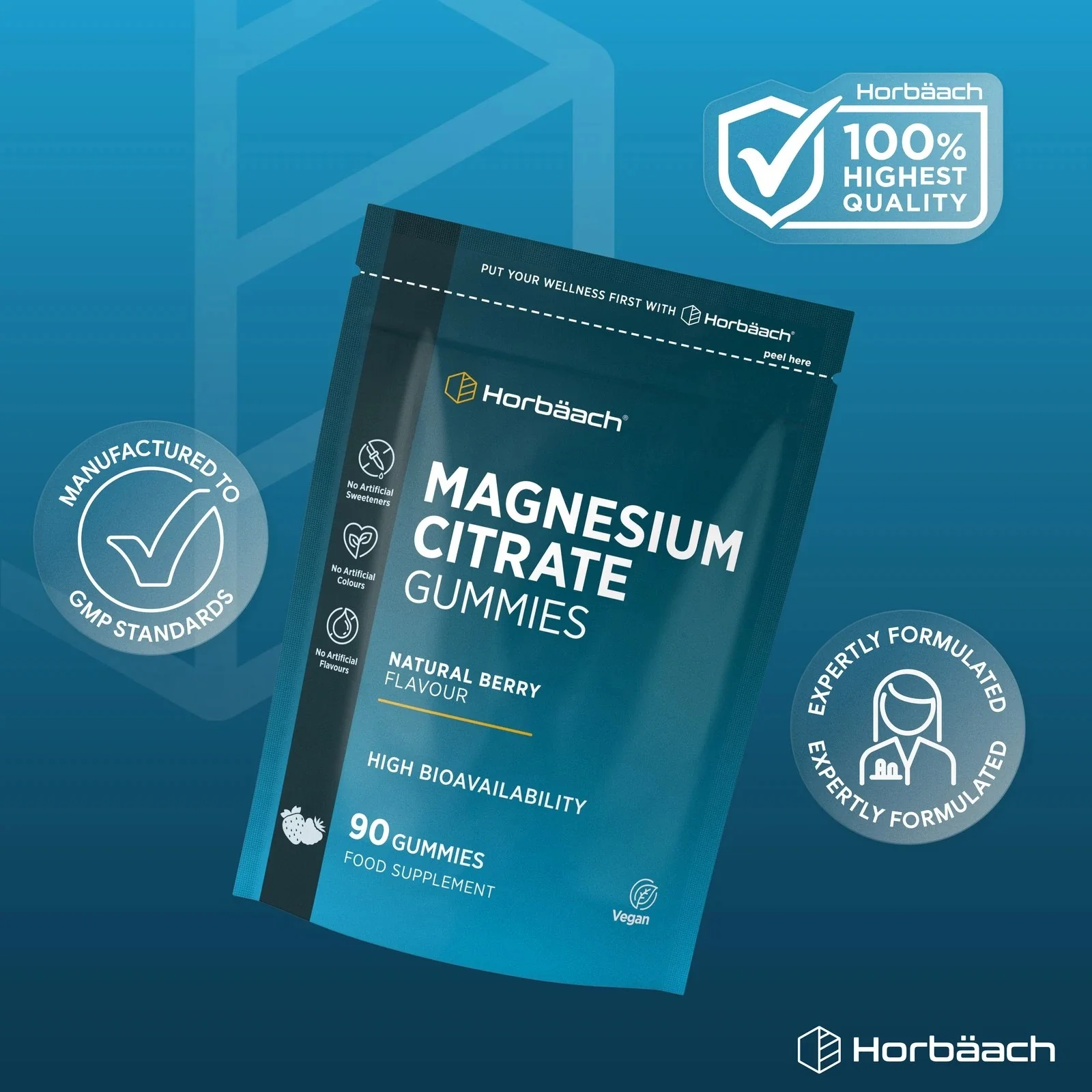 Magnesium Citrate 1600 mg | 90 Gummies - Image 5