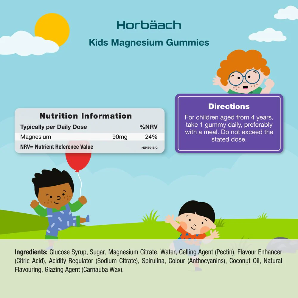 Magnesium for Kids 90 mg | 60 Gummies - Image 3
