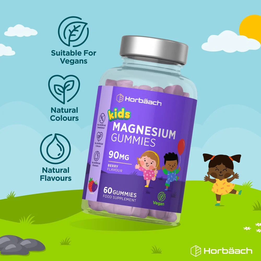 Magnesium for Kids 90 mg | 60 Gummies - Image 4