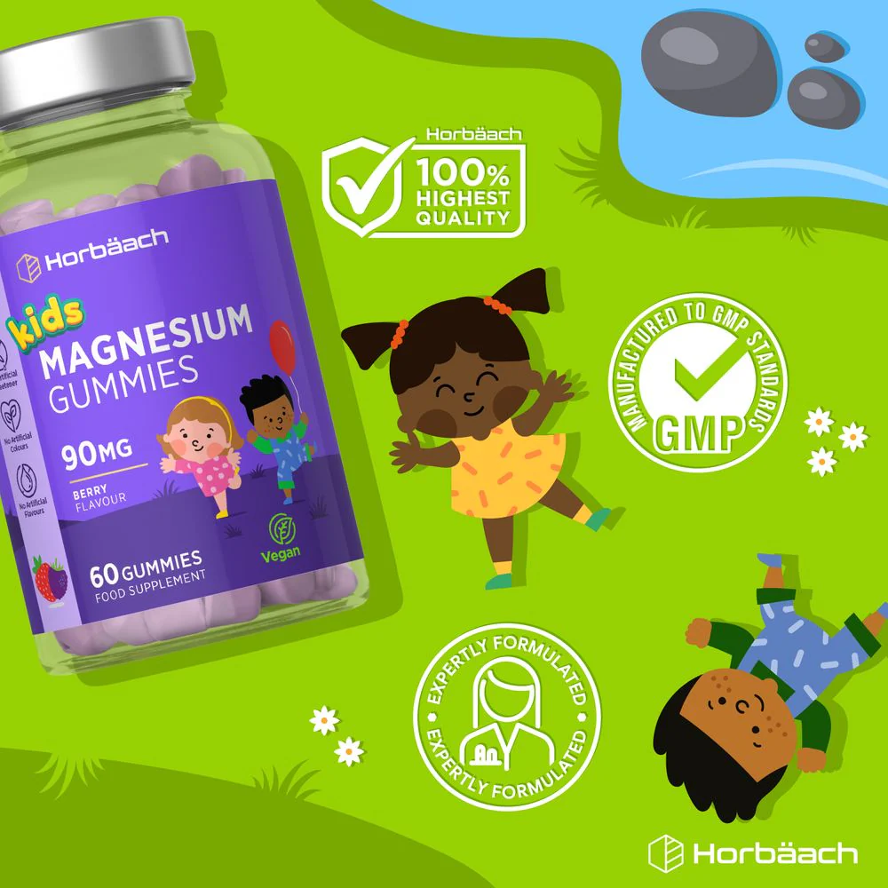 Magnesium for Kids 90 mg | 60 Gummies - Image 6