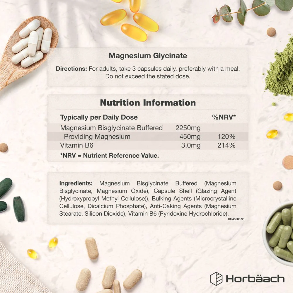 Magnesium Glycinate 2250 mg | 120 Capsules - Image 3