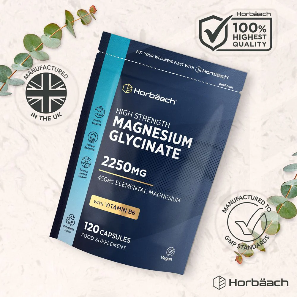 Magnesium Glycinate 2250 mg | 120 Capsules - Image 5