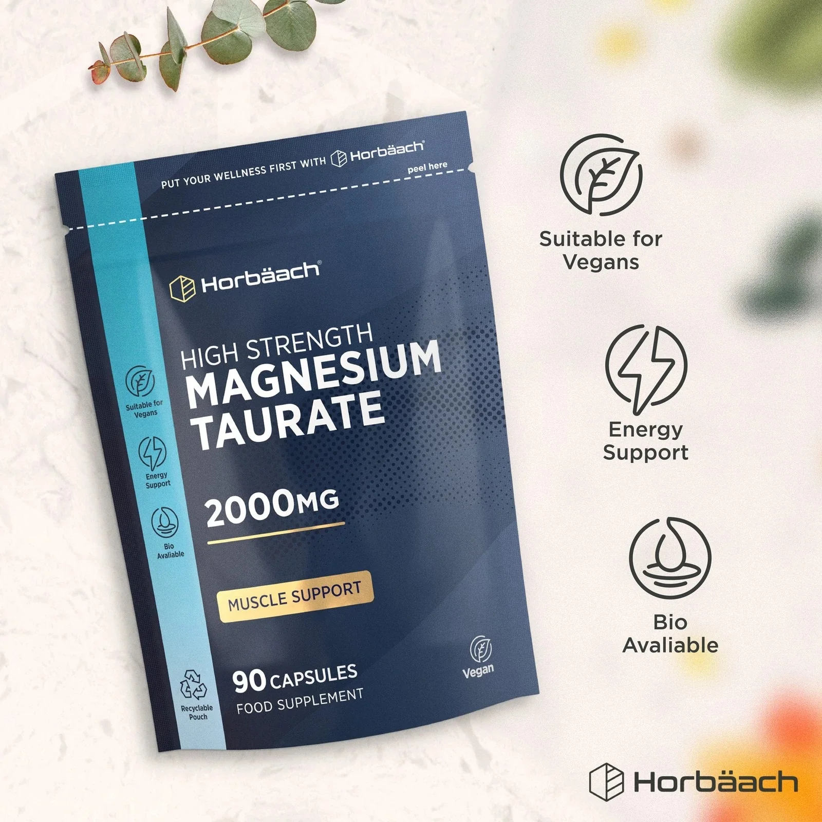 Magnesium Taurate 2000 mg | 90 Capsules - Image 5