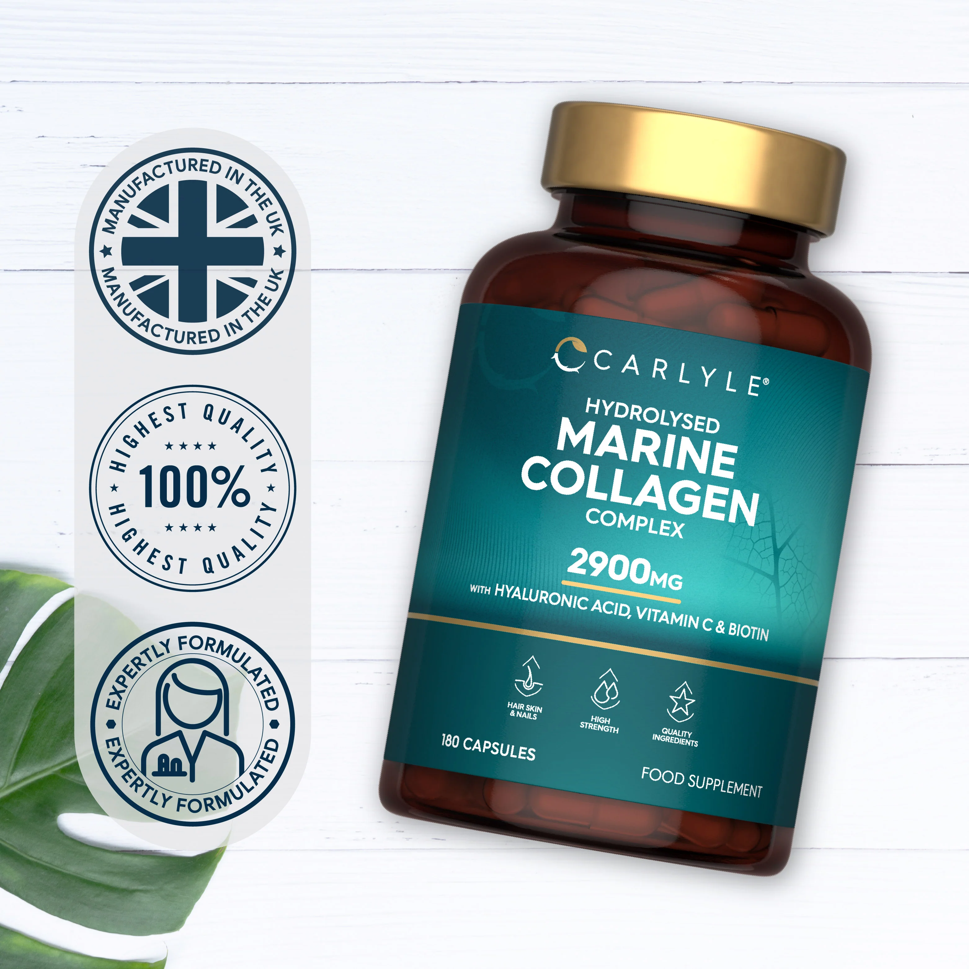Marine Collagen Complex 2900 mg | 180 Capsules - Image 6