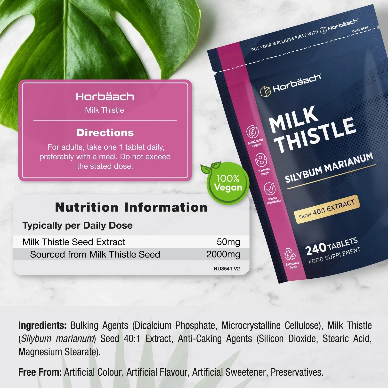 Milk Thistle | 240 Tablets - Image 3