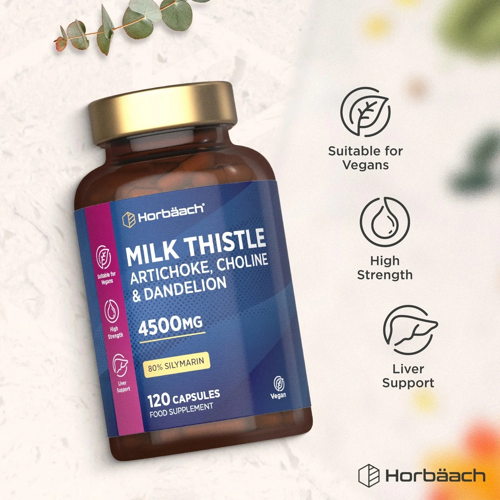 Milk Thistle Complex 4500 mg | 120 Capsules - Image 5