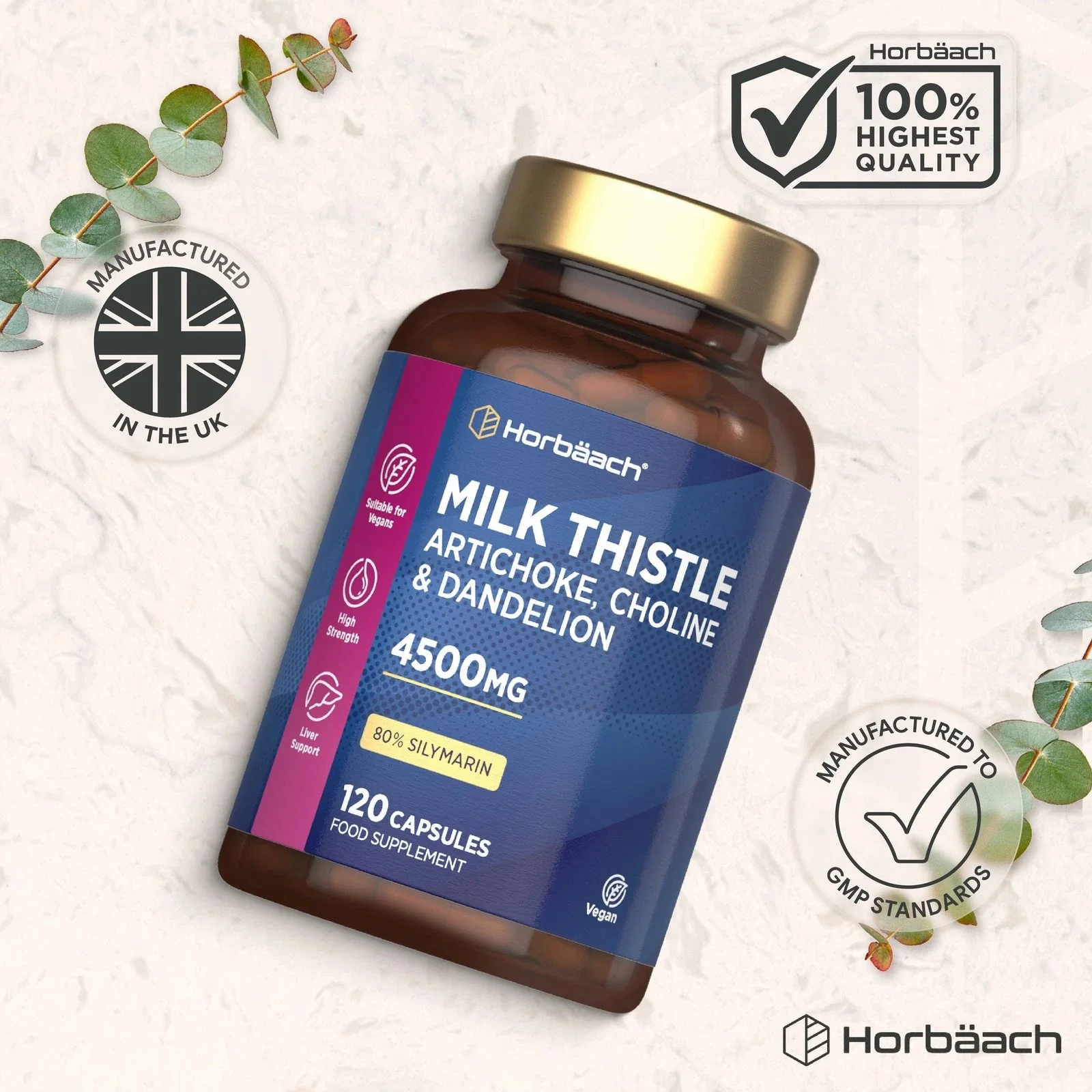 Milk Thistle Complex 4500 mg | 120 Capsules - Image 7