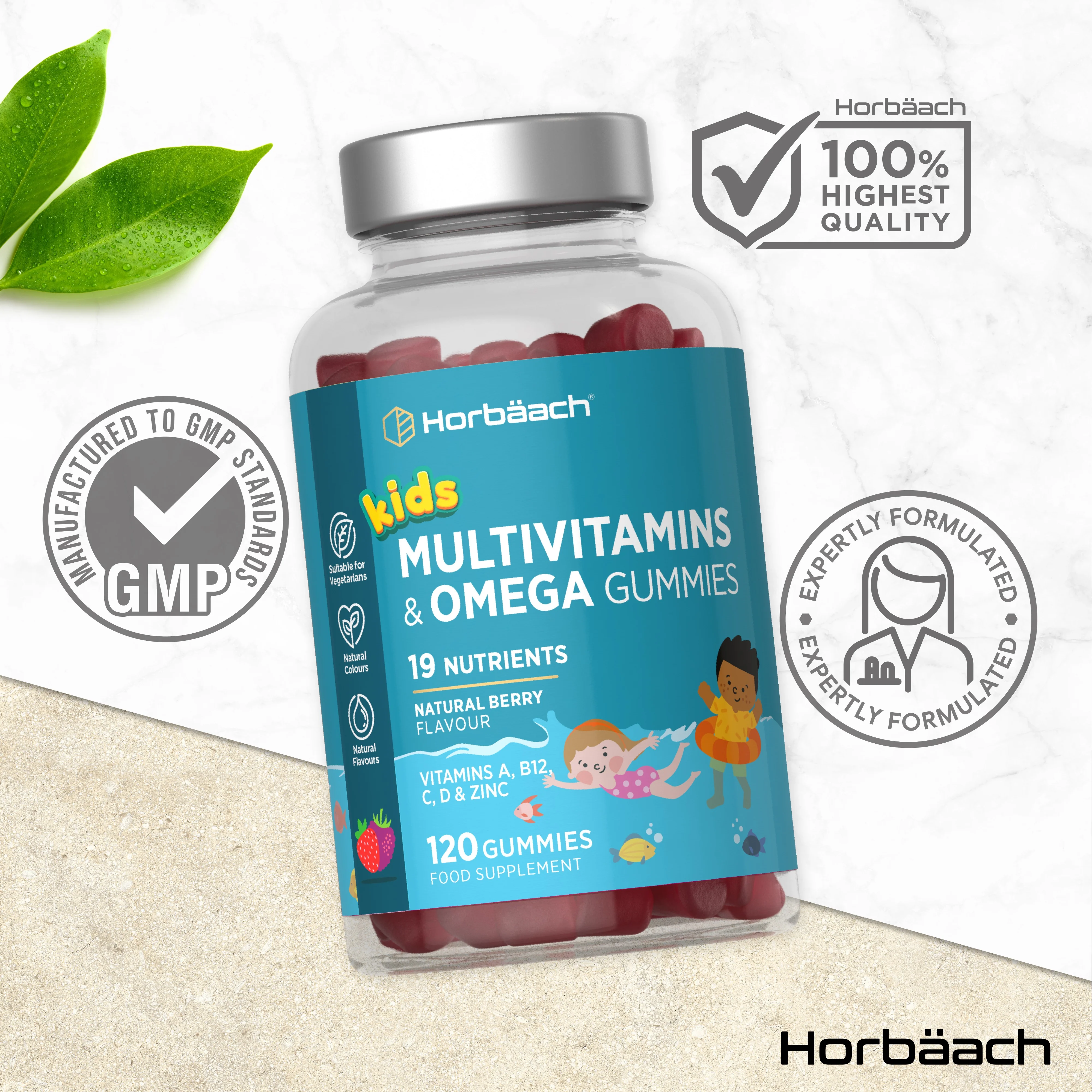 Multivitamin with Omega 369 For Kids | 120 Gummies - Image 5